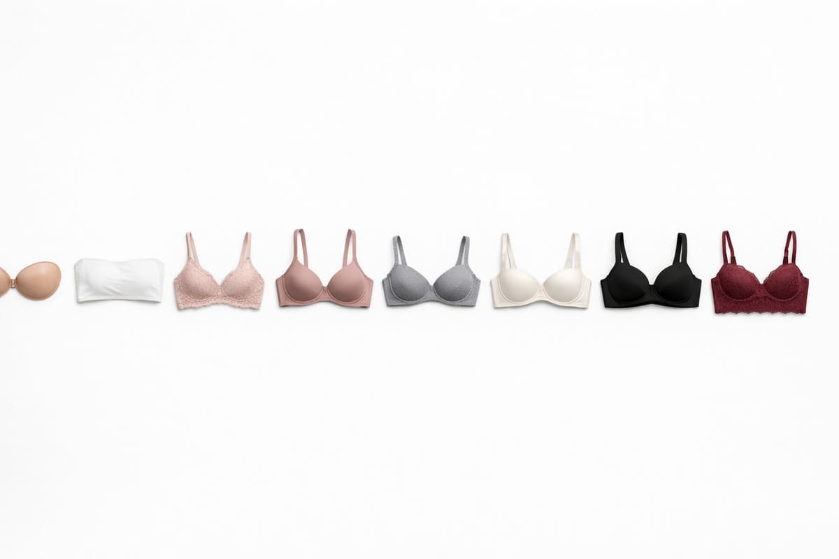 The Complete Bra Type Guide: Every Style from Least to Most Structure