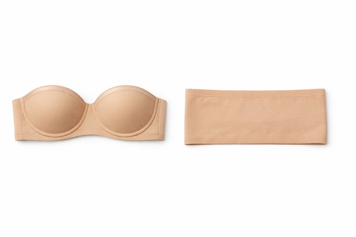 Strapless Bra vs Bandeau: Both Strapless, Very Different Support