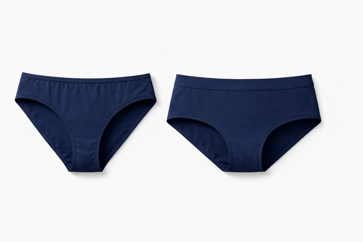 Bikini Brief vs Hipster: Rise Is the Difference